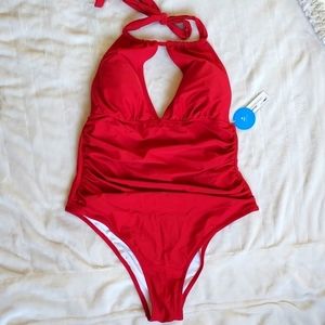 Cupshe One Piece swimsuit red, size XL
